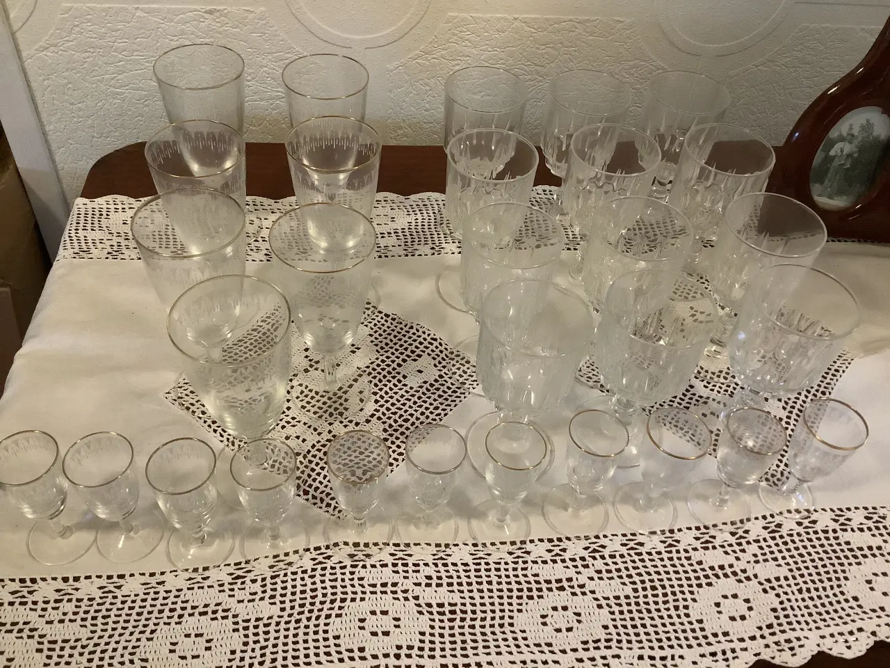 Billede 1 - Kongeå glas med flere