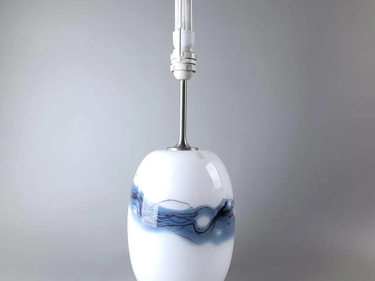 Billede 4 - ⭐️· Smuk Holmegaard Sakura Stor Oval Bordlampe