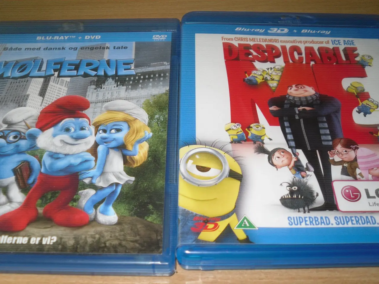 Billede 1 - BYD. Smølferne og DESPICABLE Me.