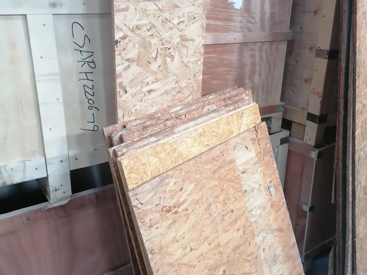 Billede 2 - OSB Plader 10 - 12 mm. Div. Rester Stykpris fra 