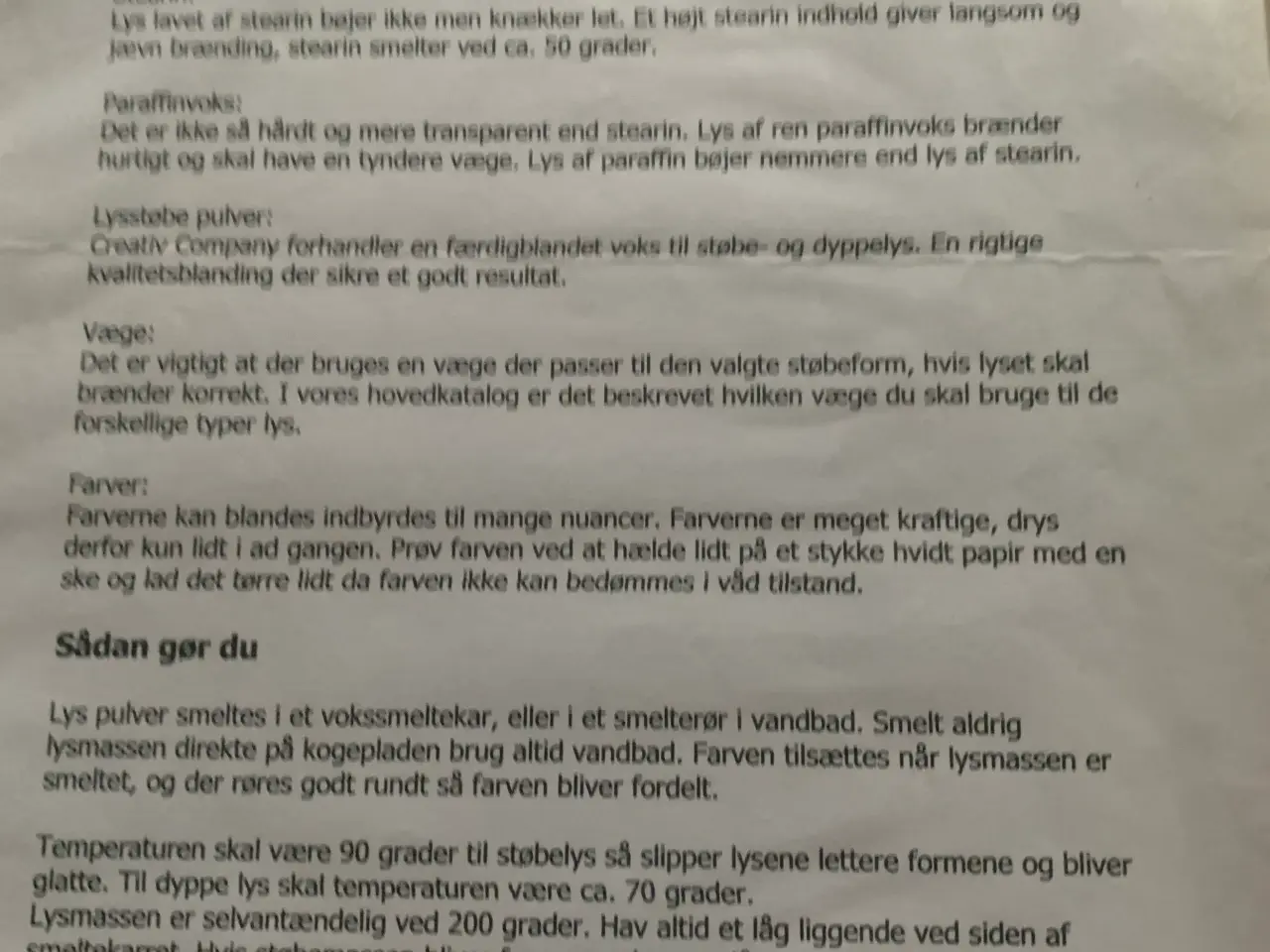 Billede 7 - Lysstøbning