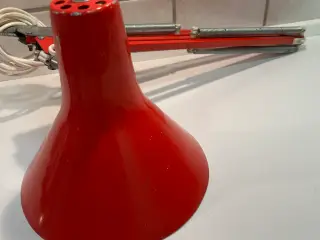 Retro rød Arkitekts lampe