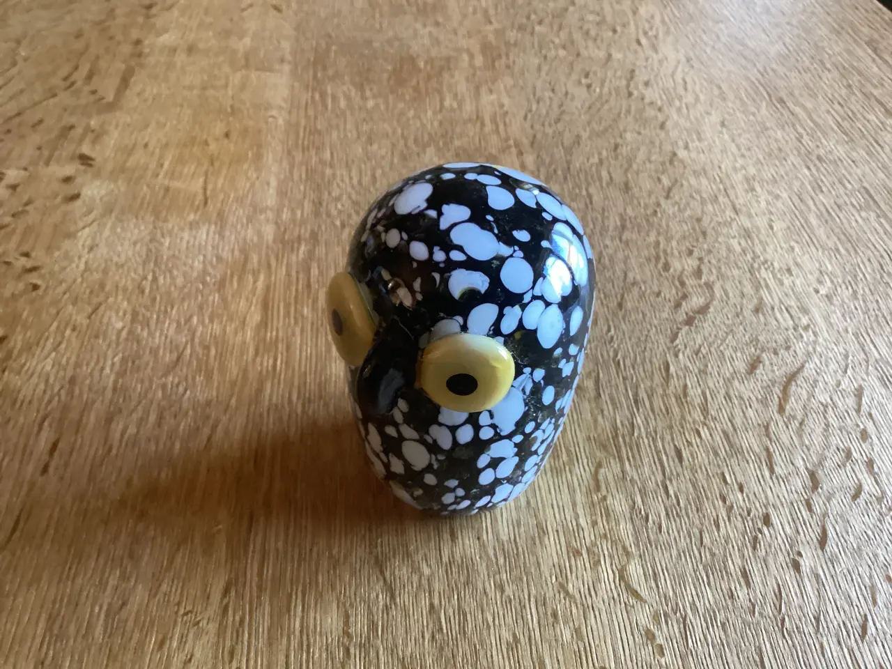 Billede 2 - Massiv Glas Ugle fig.H 10 cm