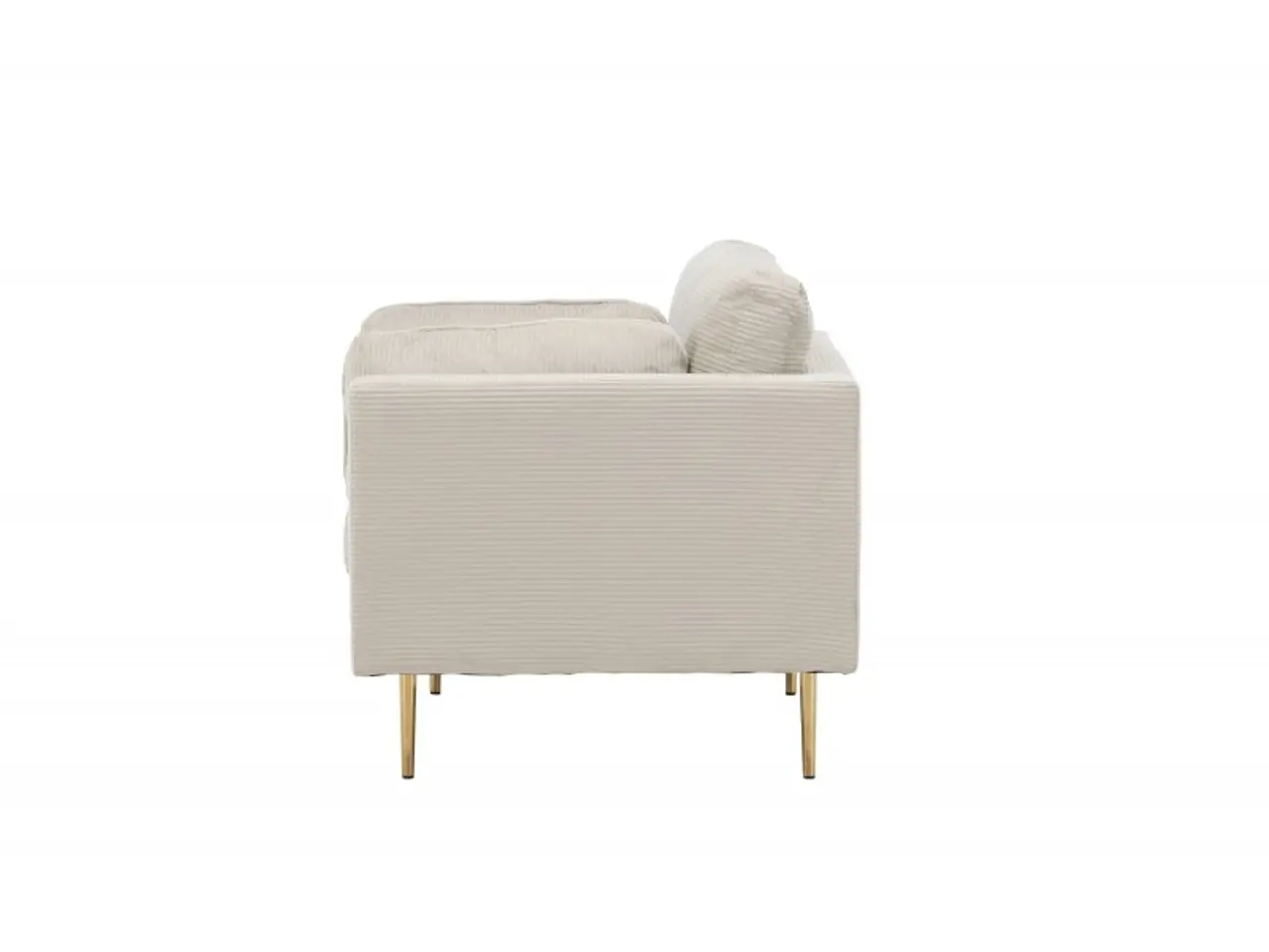 Billede 12 - Boom Lænestol - Messing og Lys beige
