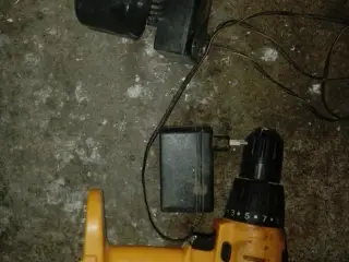 Batteri boremaskine, maskine defekt .