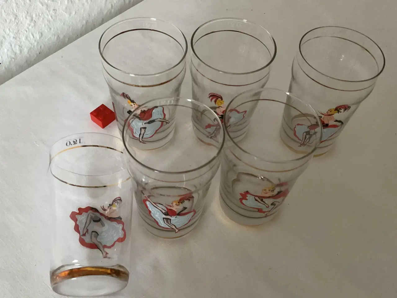 Billede 7 - Fransk Moulinrouge glas
