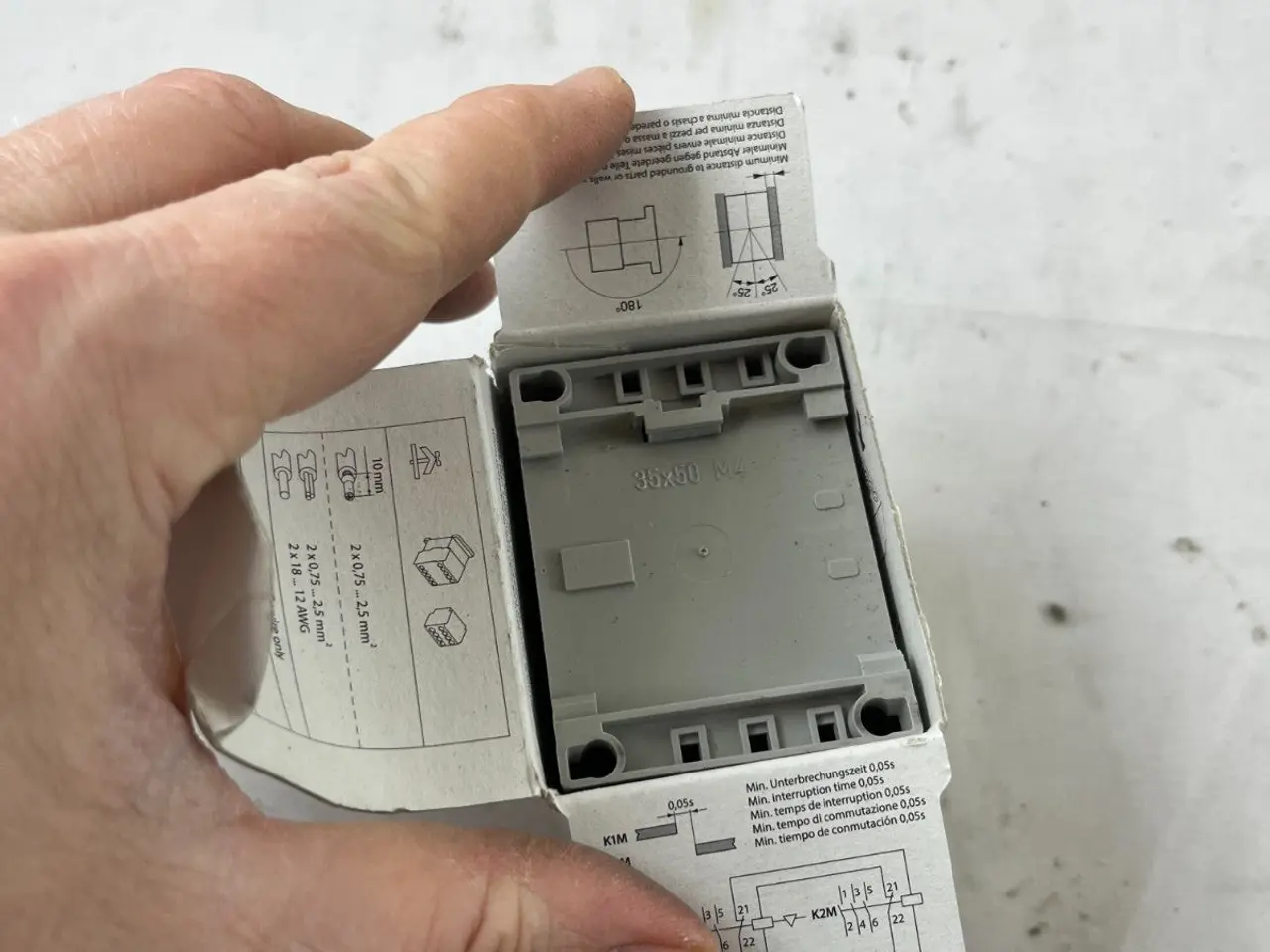 Billede 5 - CI5-9 Mini kontaktor Spare Part 601481 NC modul ny