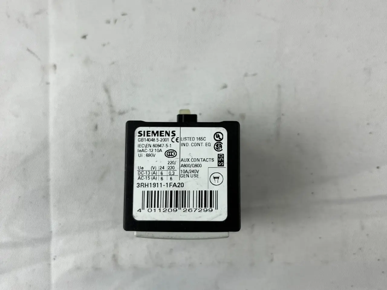 Billede 3 - Siemens 3RH1911-1FA20 Auxiliary Contact Block 2NO