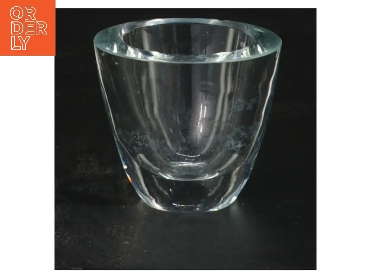Billede 1 - Glas lysestage (str. 5 cm)