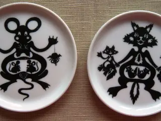 Fürstenberg porcelain: 2 asieter