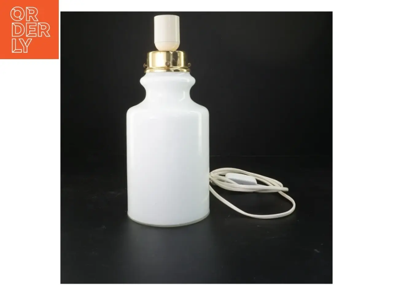 Billede 1 - Vintage Odreco Bordlampe i Opal glas (str. 31 cm)