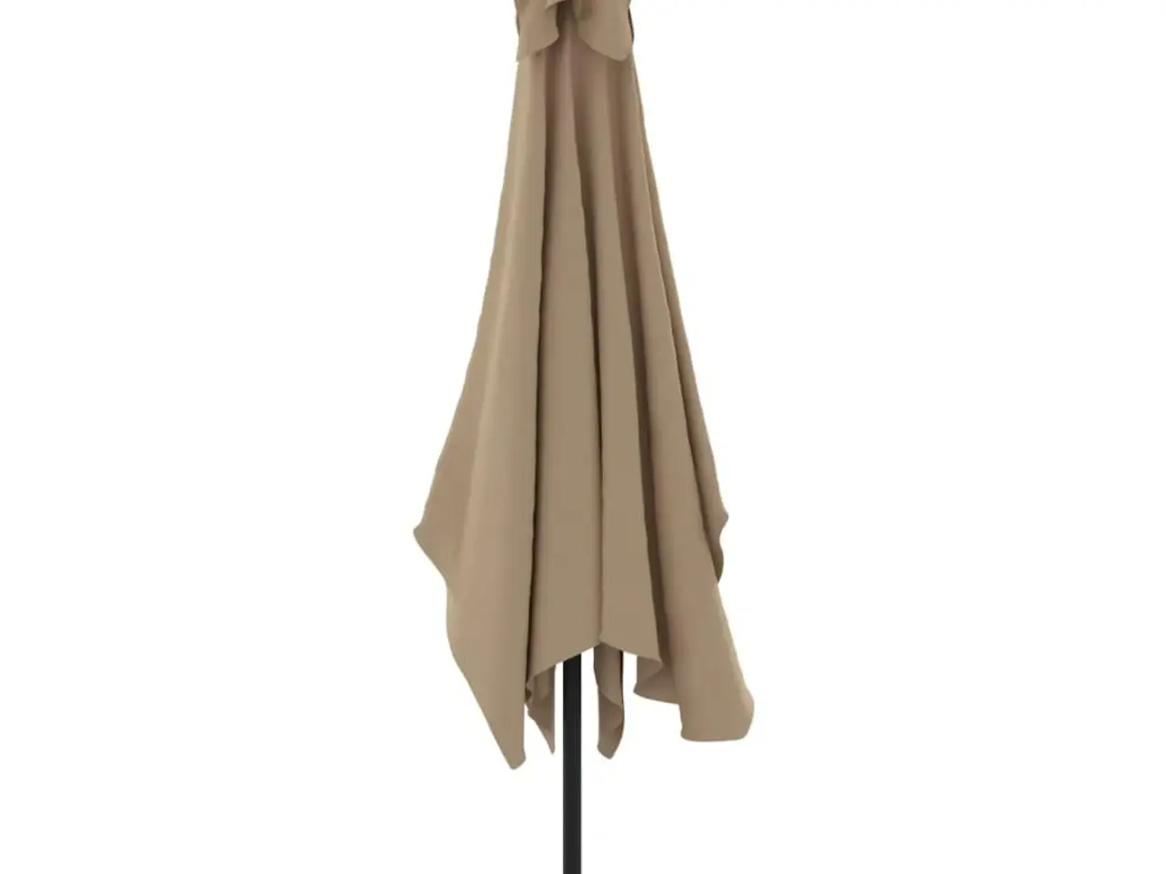 Billede 4 - Parasol med metalstang 300 × 200 cm - gråbrun