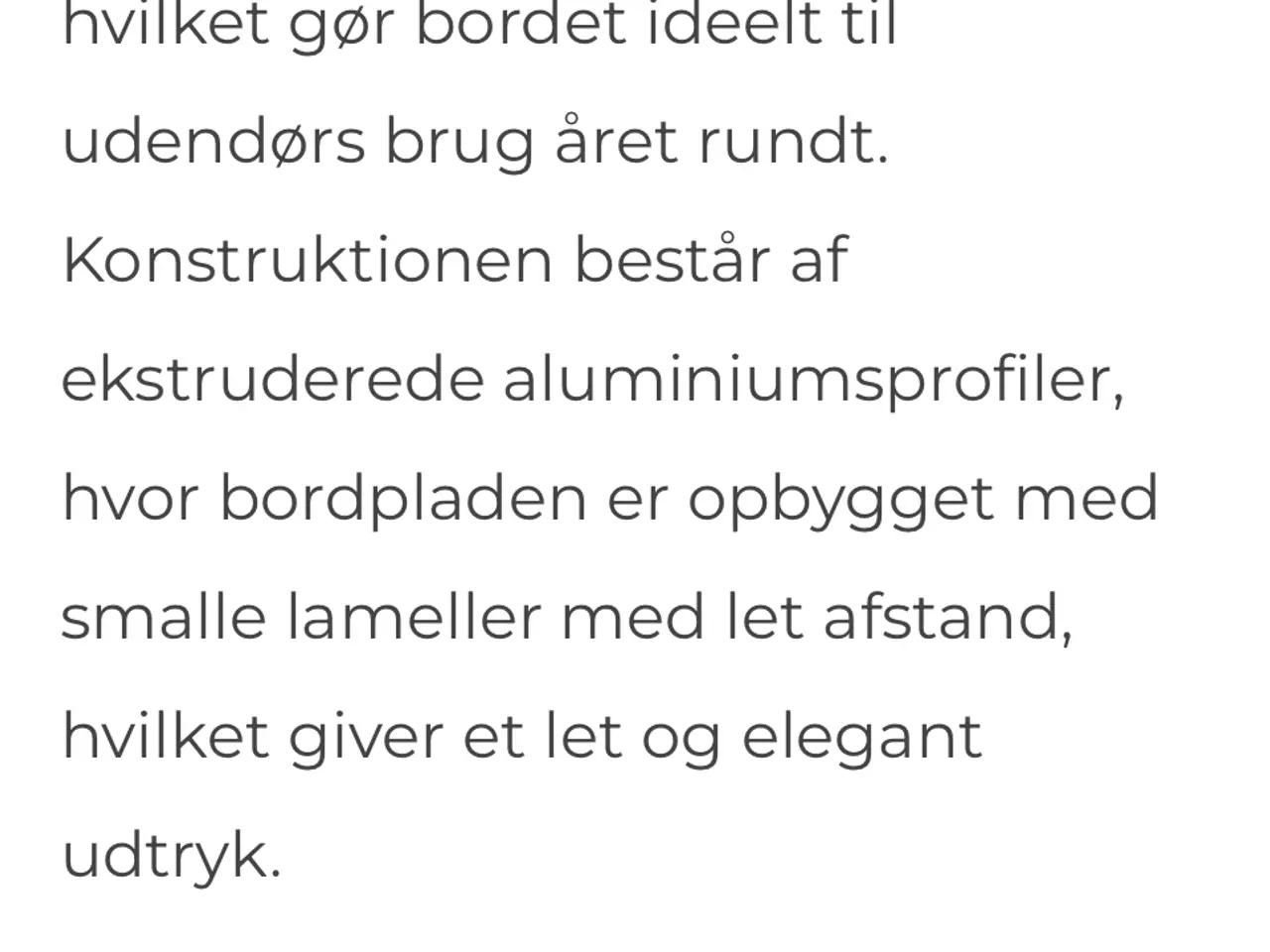 Billede 4 - Aluminiums havebord fra Norman