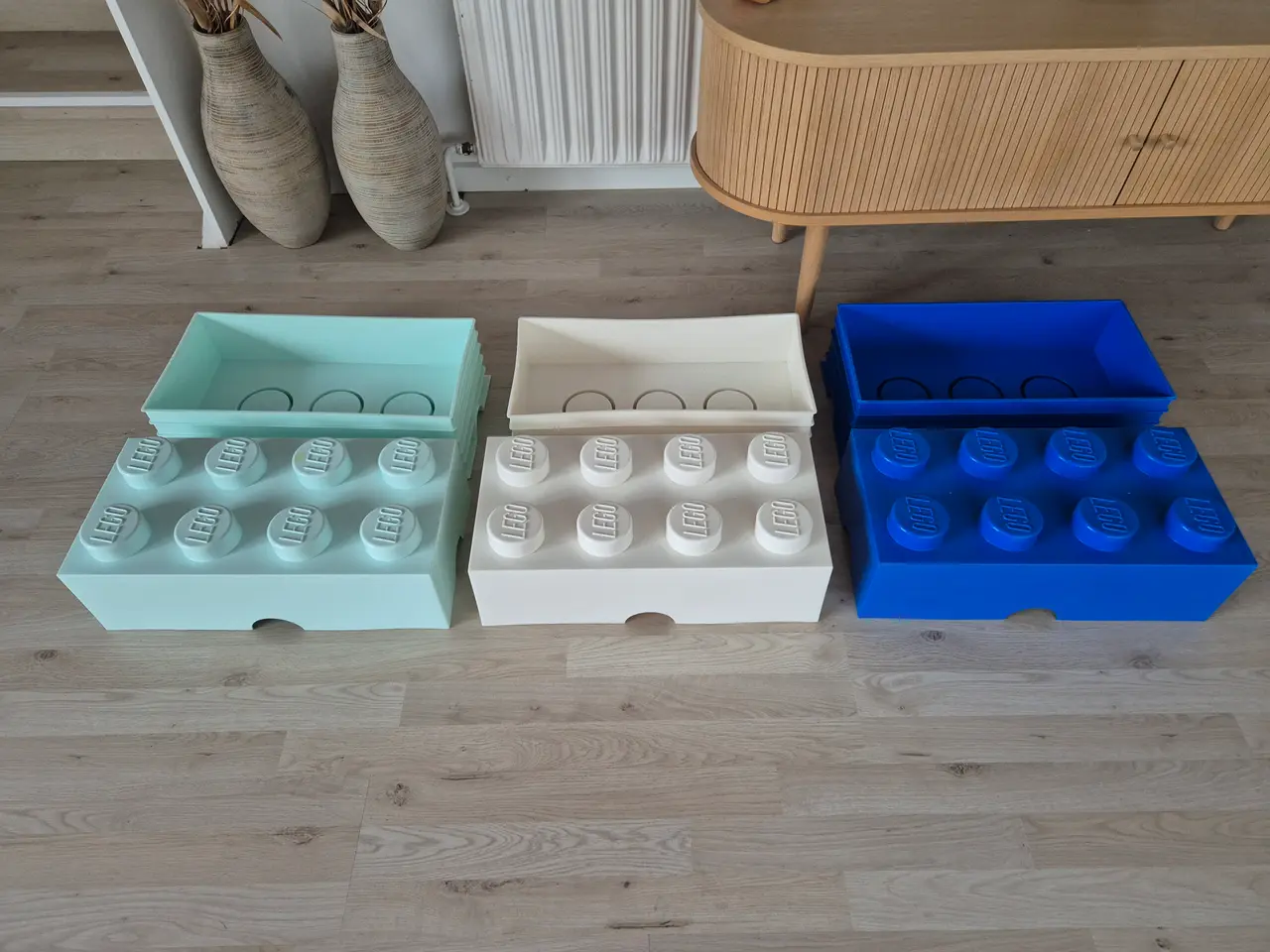 Billede 1 - 3 stk 200.- Duplo Boxe 50 x 25 de store kraftige