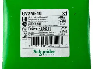 Schneider Electric GV2ME10 TeSys GV2 Motor 4–6.3A