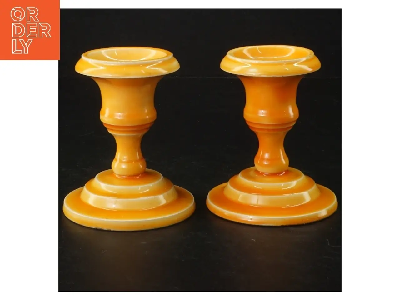 Billede 1 - Keramik lysestager (str. 10 cm)