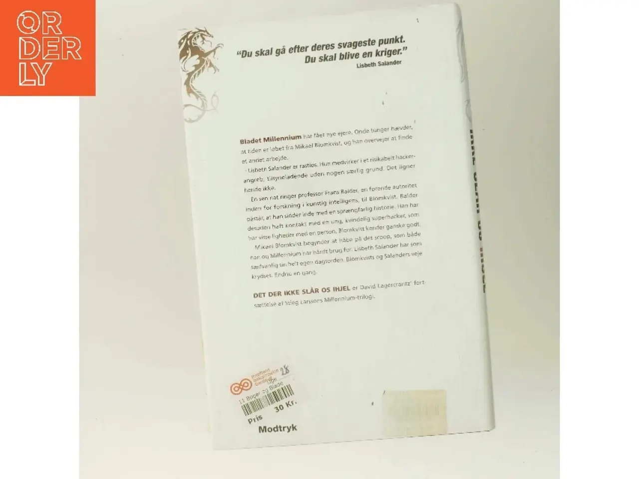 Billede 3 - Det der ikke slår os ihjel af David Lagercrantz (Bog)