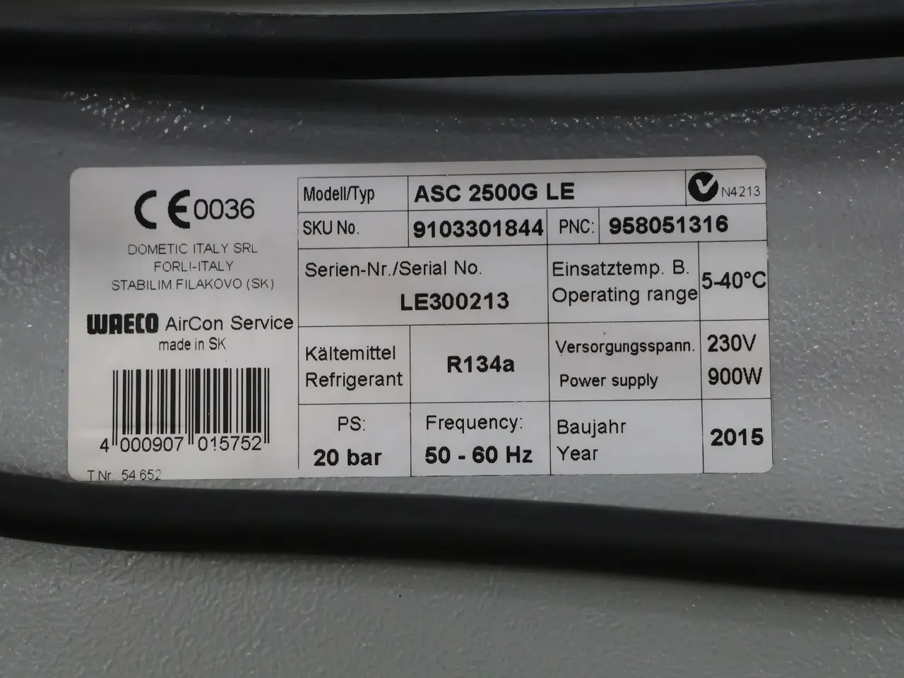 Billede 7 -  Waeco ASC 2500G LE, Aircon service center