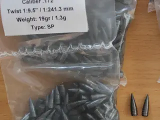 Blyfrie kobberkugler kal. .172