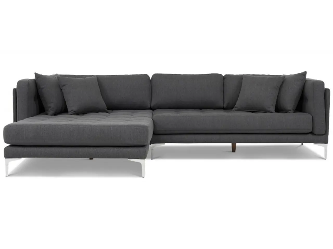 Billede 1 - XL Chaiselong sofa venstrevendt - Koksgrå Inari 96