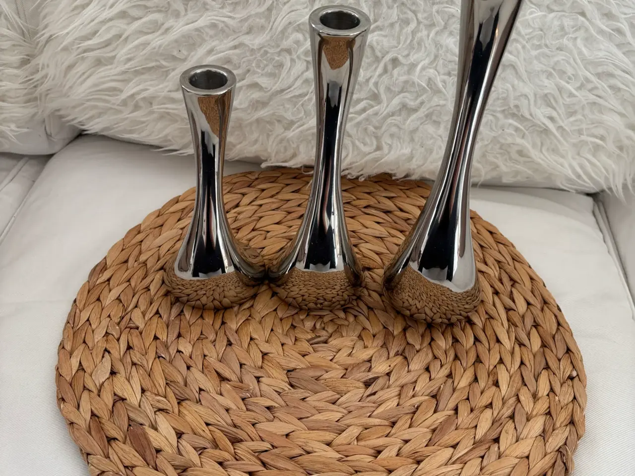 Billede 3 - Georg Jensen Cobra Lysestager – Sæt med 3 stk. 