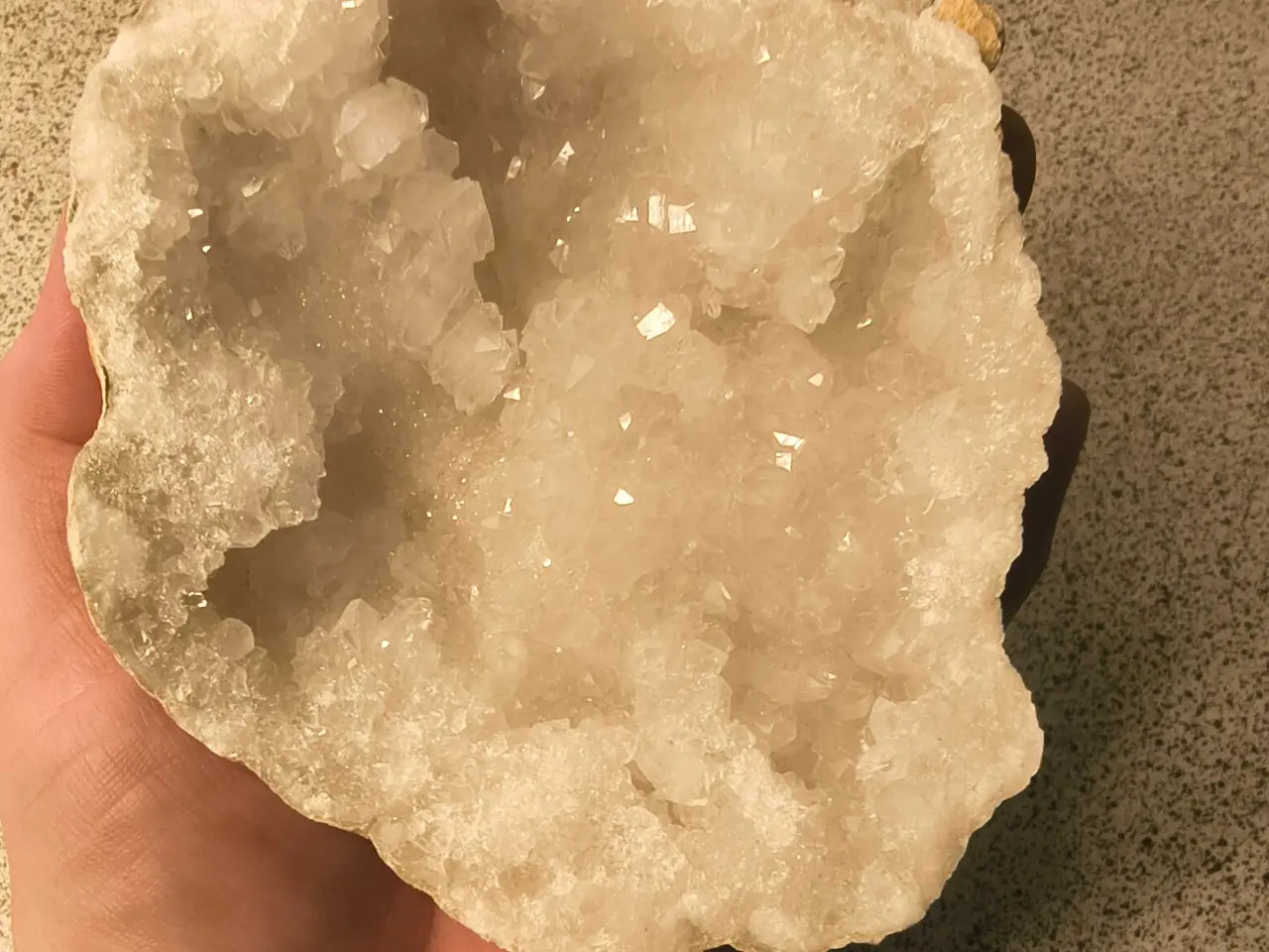 Billede 4 - Stor kvarts geode 