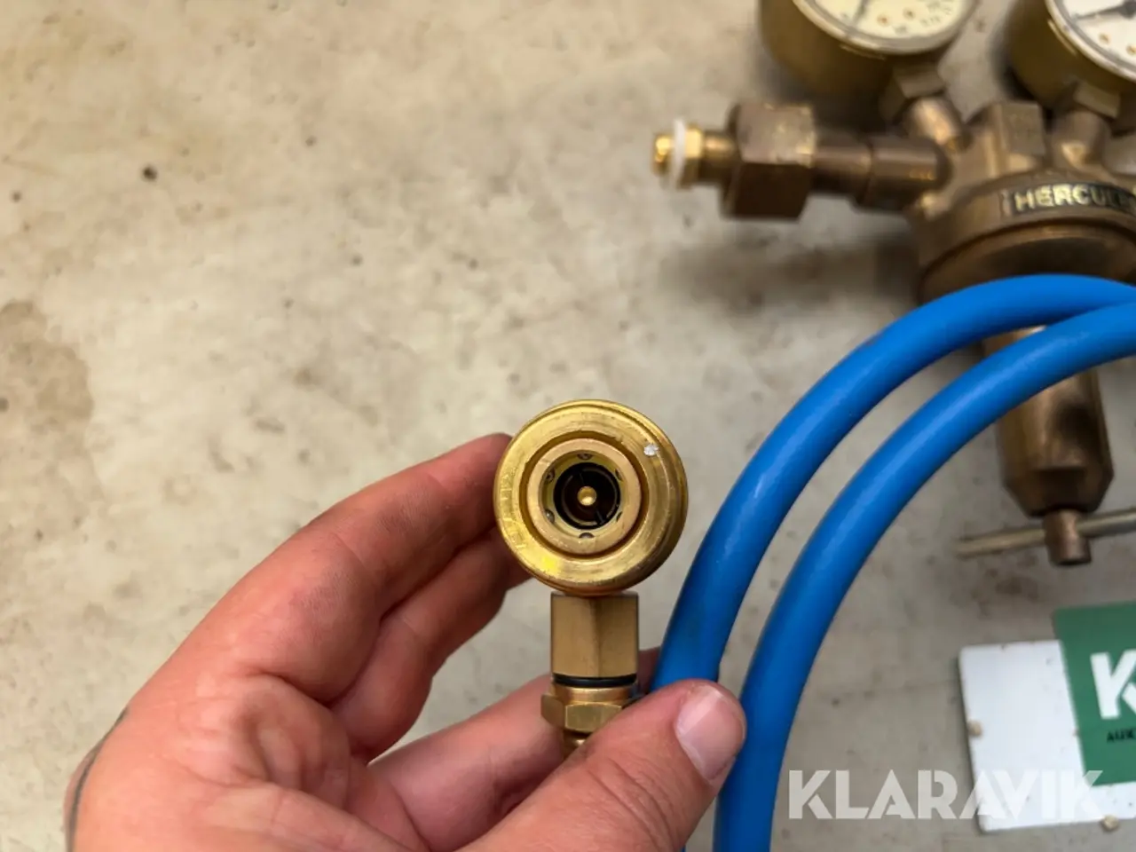 Billede 9 - Trykmanometer til aircondition Hercules, 1 styk