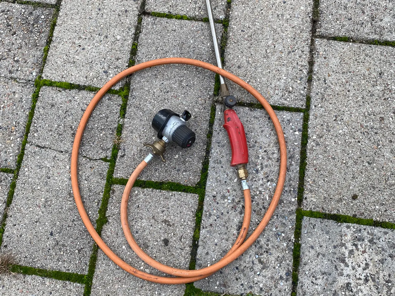 Billede 1 - gas brander med regolator