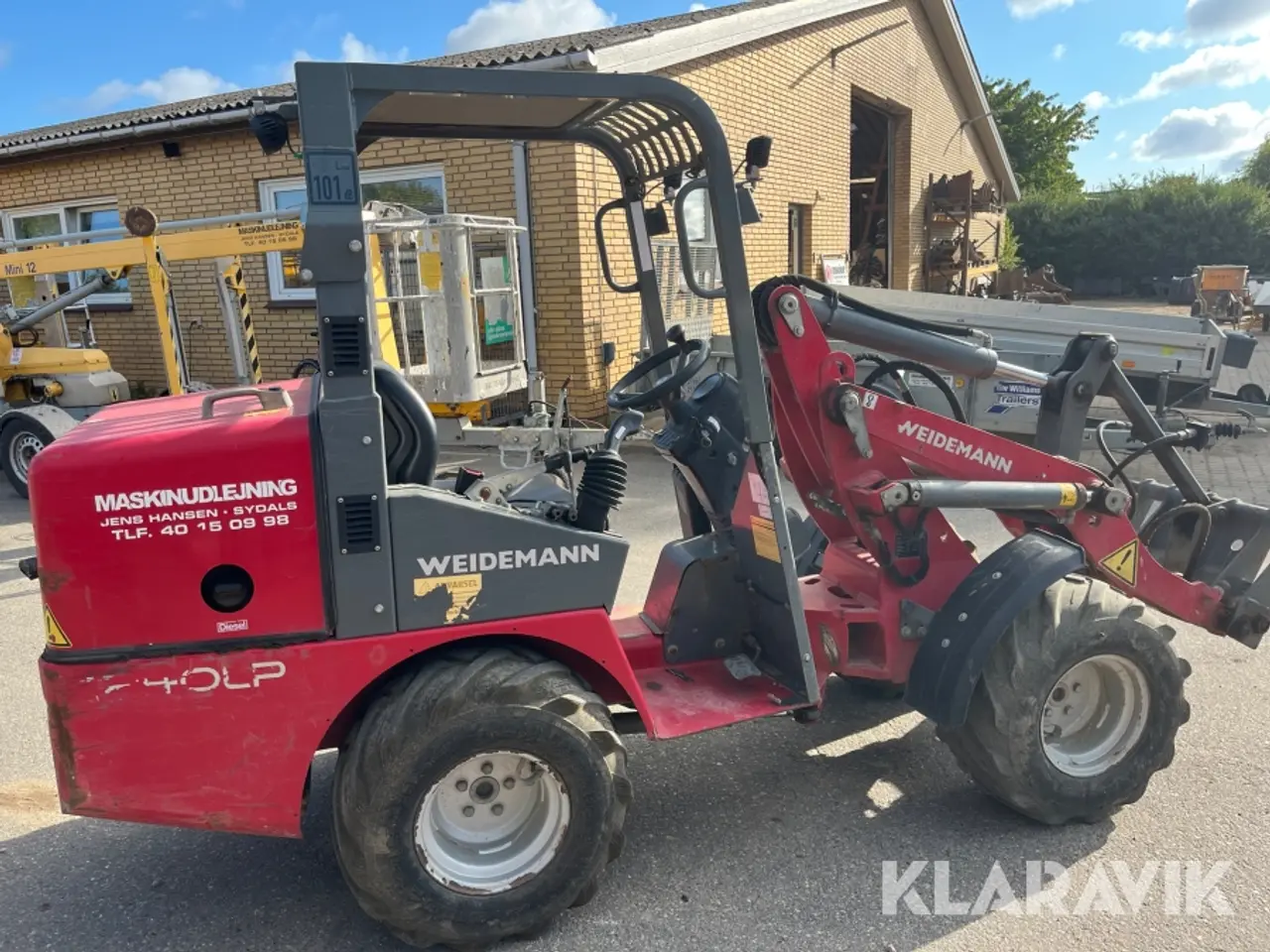 Billede 3 - Minilæsser Weidemann 1240 CX