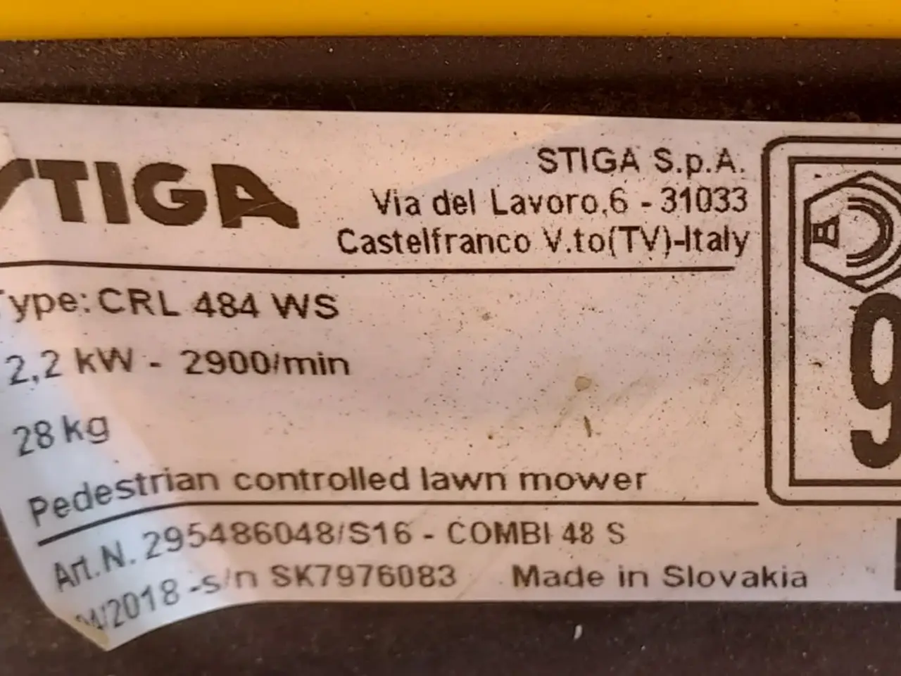 Billede 5 - Stiga Combi 48 S