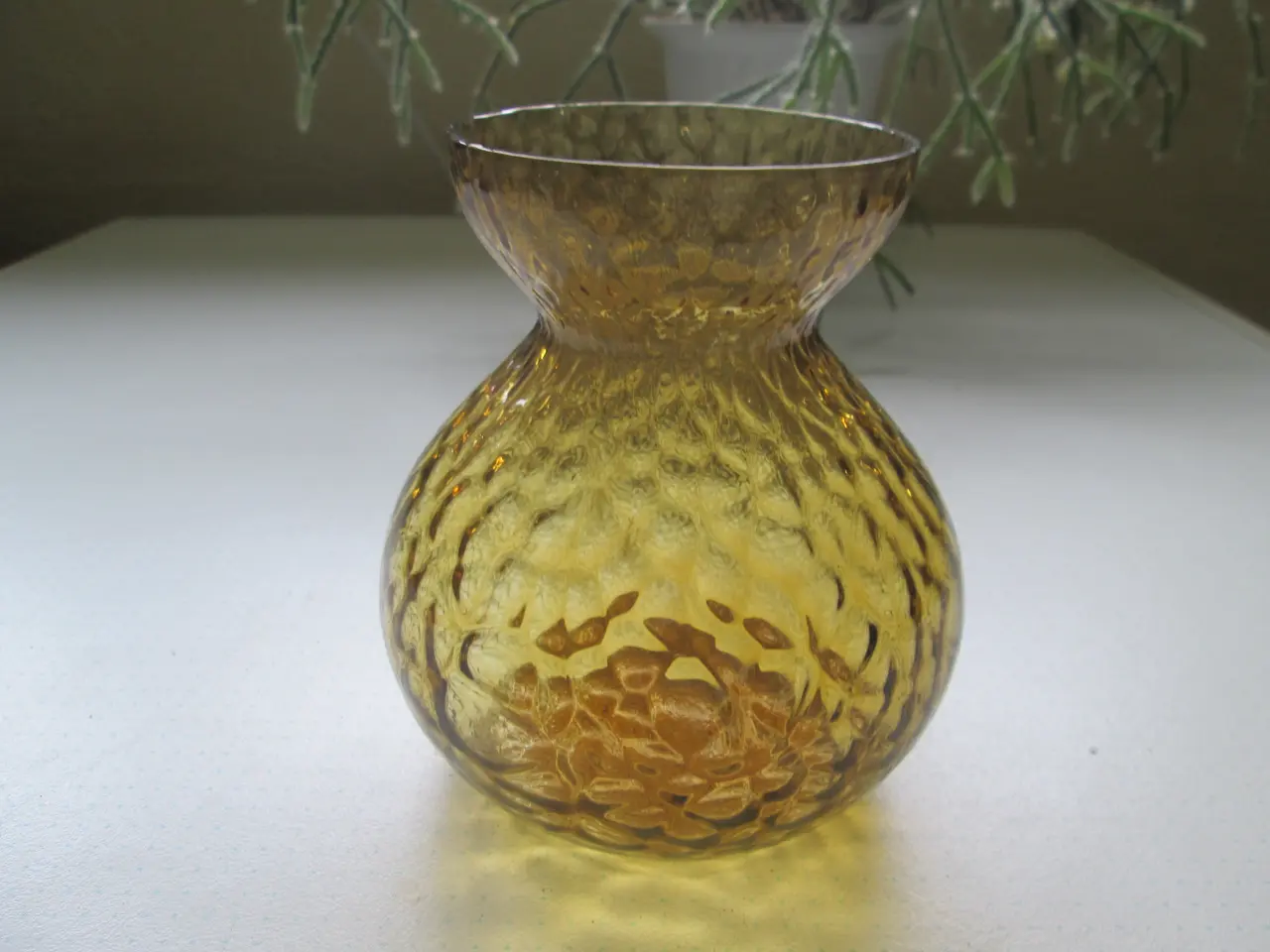 Billede 1 - Hyazintglas - Ravfarvet