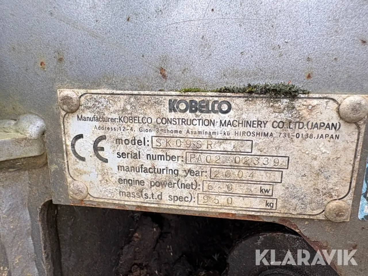 Billede 5 - Gravemaskine Kobelco Sk-09-Sr