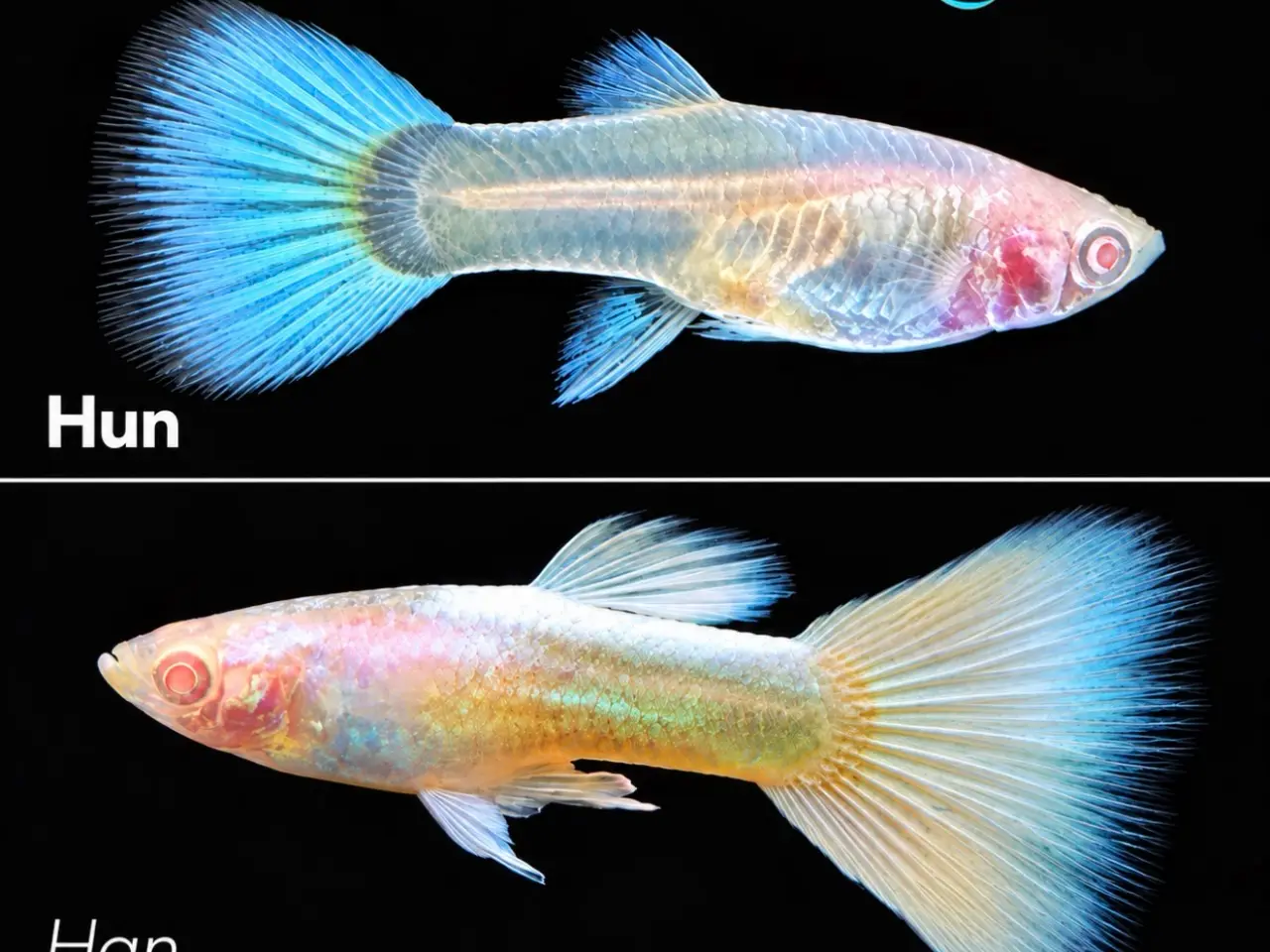 Billede 8 - Flotte guppy albino full platinum