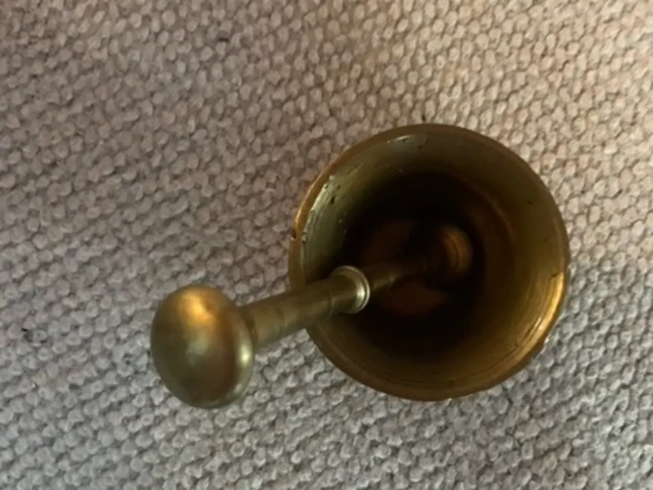 Billede 3 - Antik messing morter