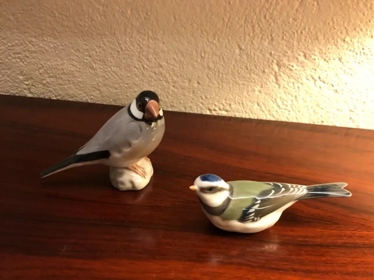 Billede 1 -  2 stk porcelæns fugle
