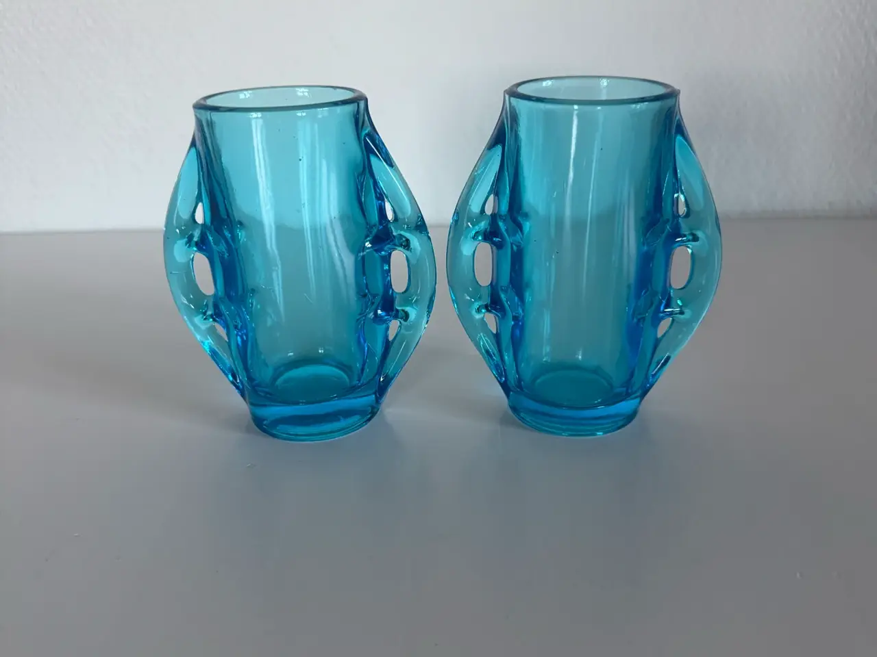 Billede 1 - Vintage turkisblå glasvaser 1960 Eryka Trzewik-Dro