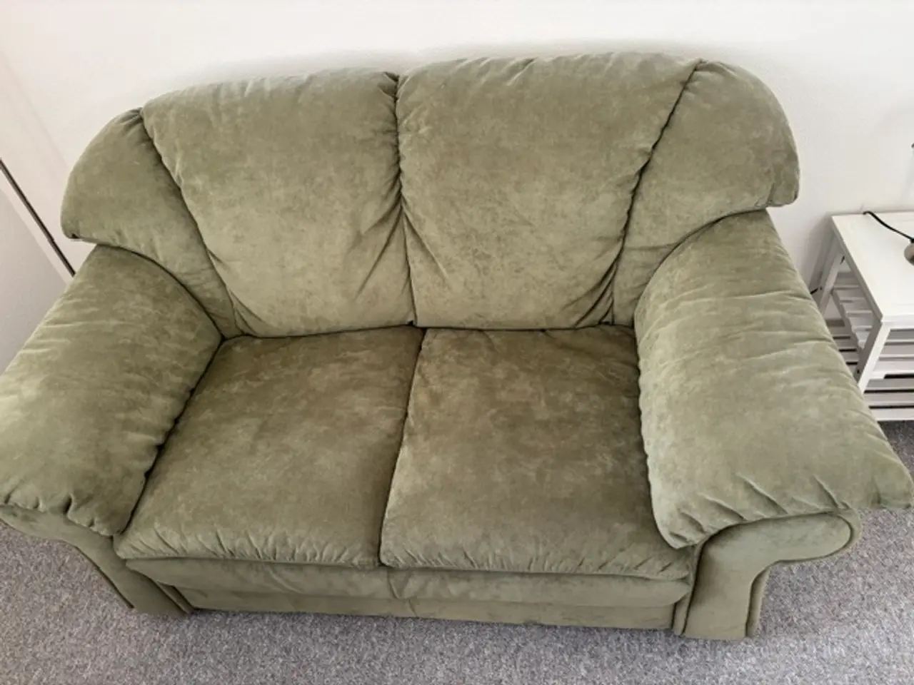 Billede 1 - 2-personers sofa med alcantara stof