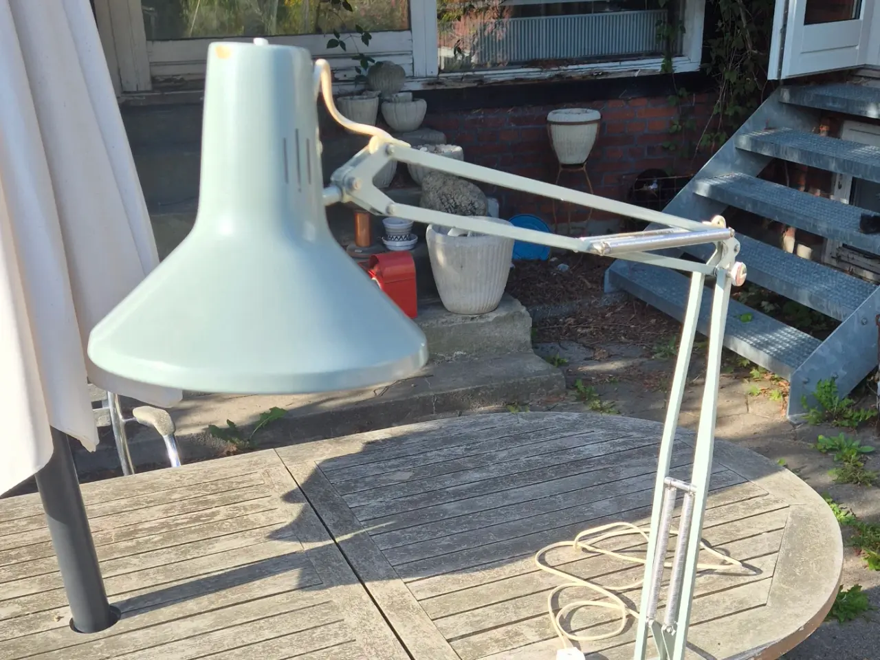 Billede 1 - Grå arkitektlampe med rækkevidde