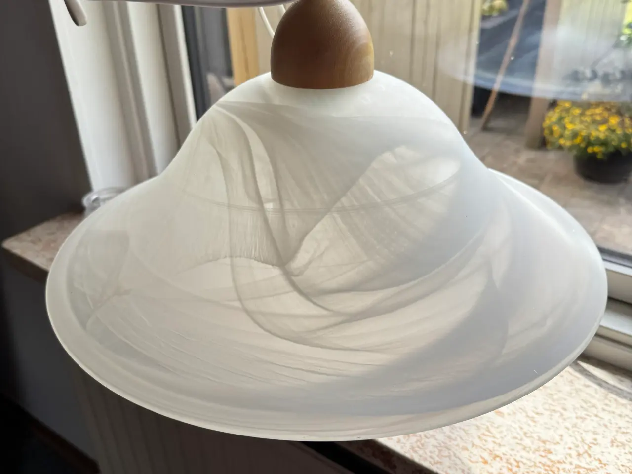 Billede 1 - Elegant italiensk pendellampe i Murano stil