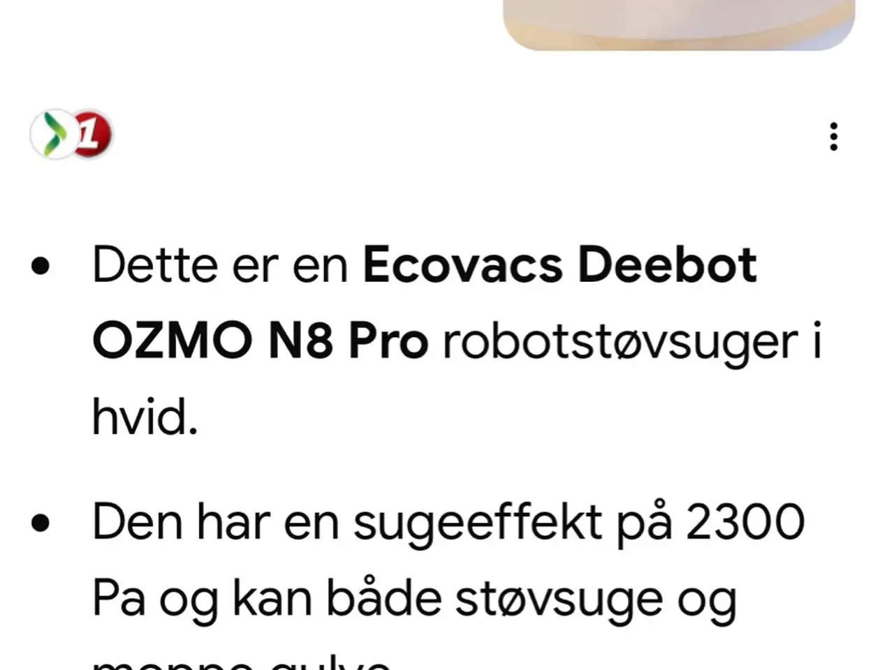 Billede 2 - Robotstøvsuger og gulvvasker i en