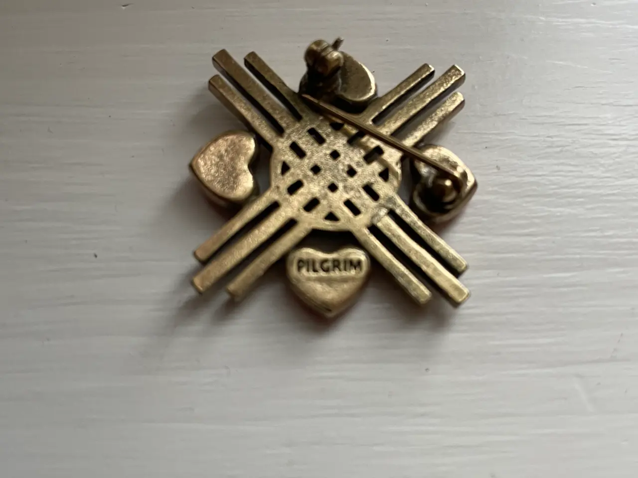 Billede 2 - Broche Pilgrim forgyldt
