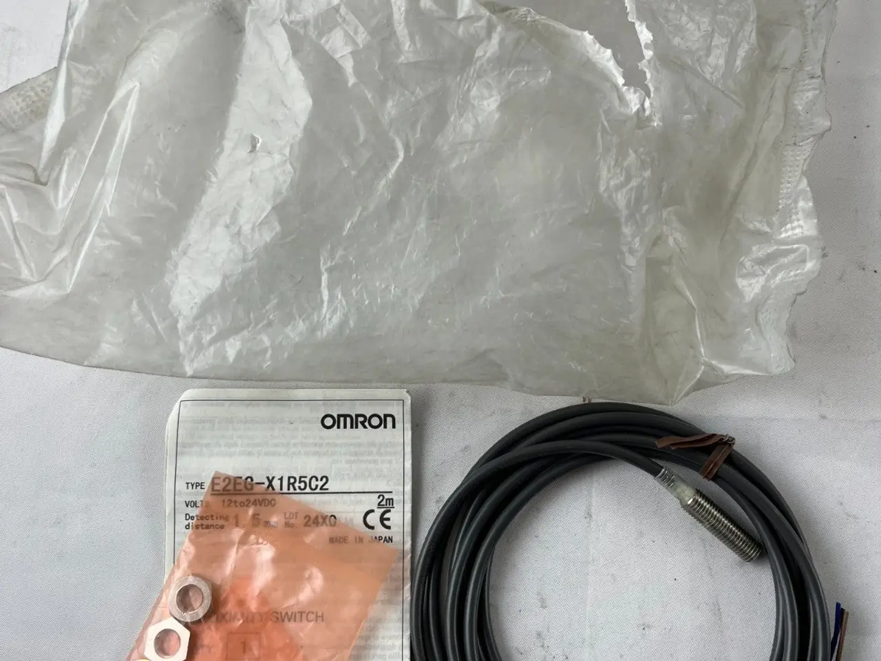 Billede 7 - Omron E2EG-X1R5C2 Proximity kontakt 12-24VDC 1.5mm