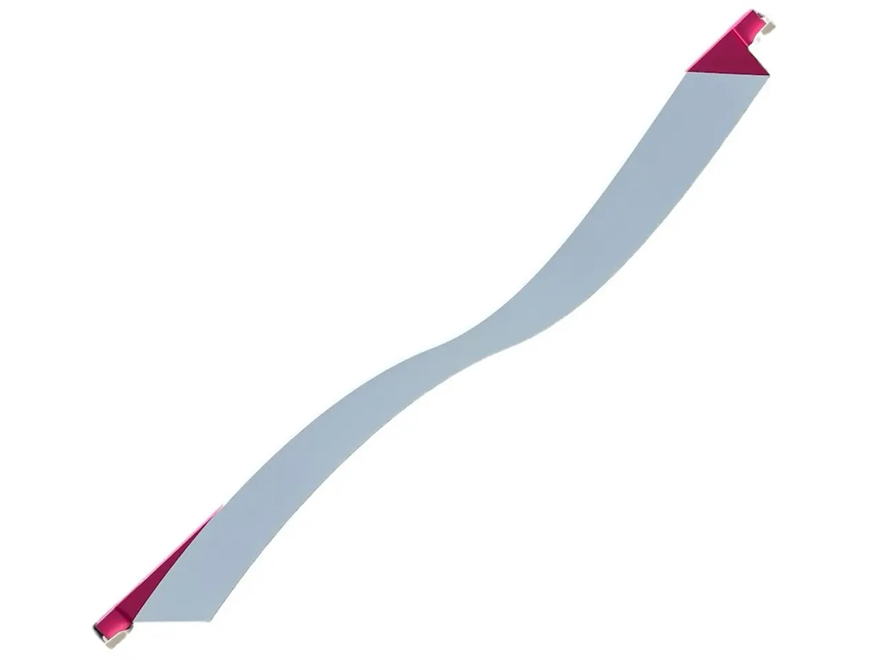 Billede 1 - Bølgebom 3m Lyserød/hvid