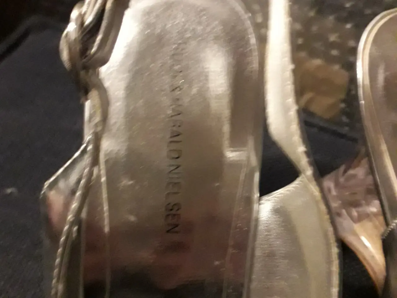 Billede 2 - Sølv sandal. Str. 39
