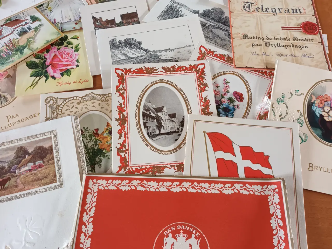 Billede 6 - Bryllupstelegrammer fra 1953