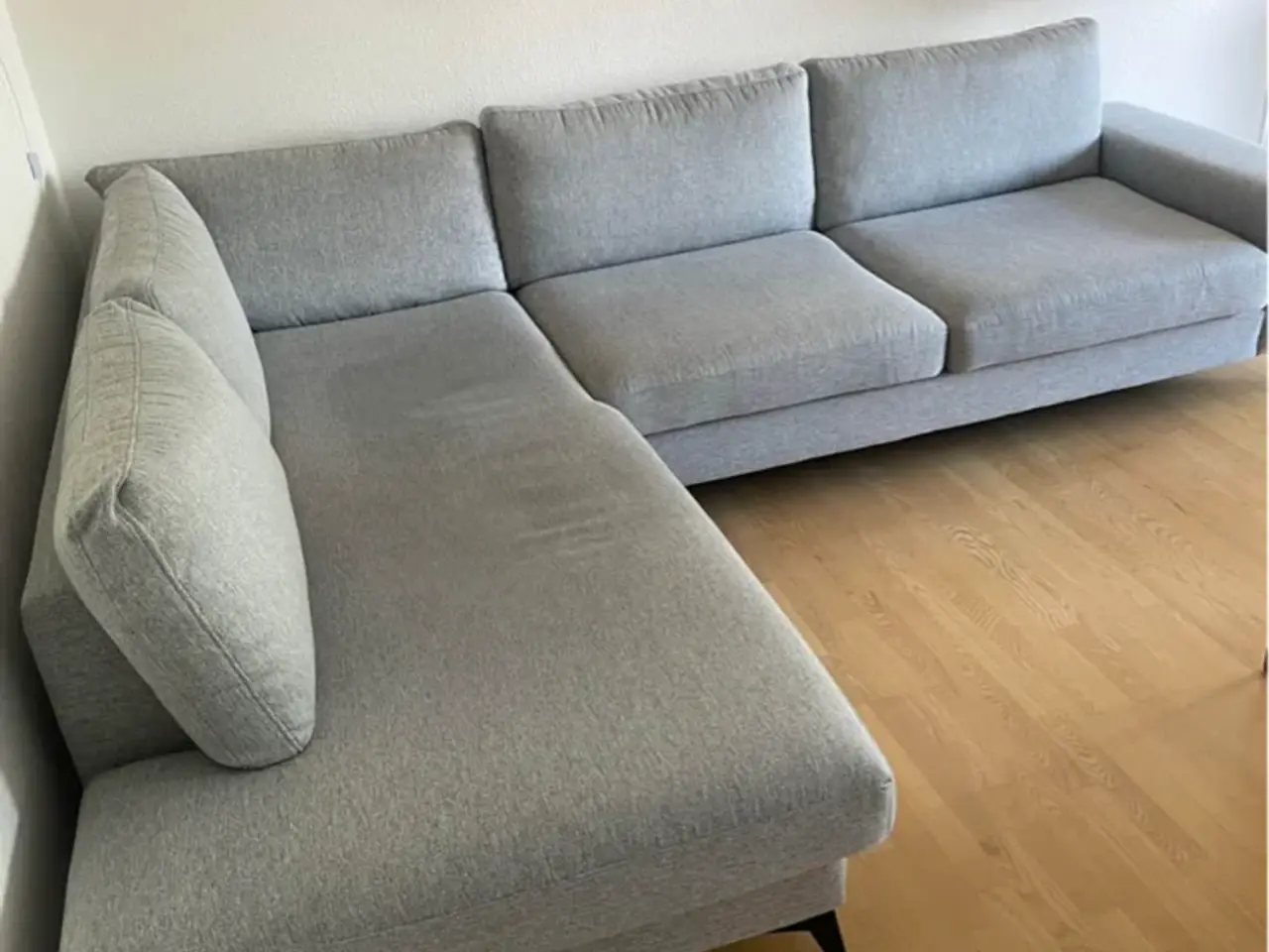 Billede 1 - Chaiselong sofa i grå