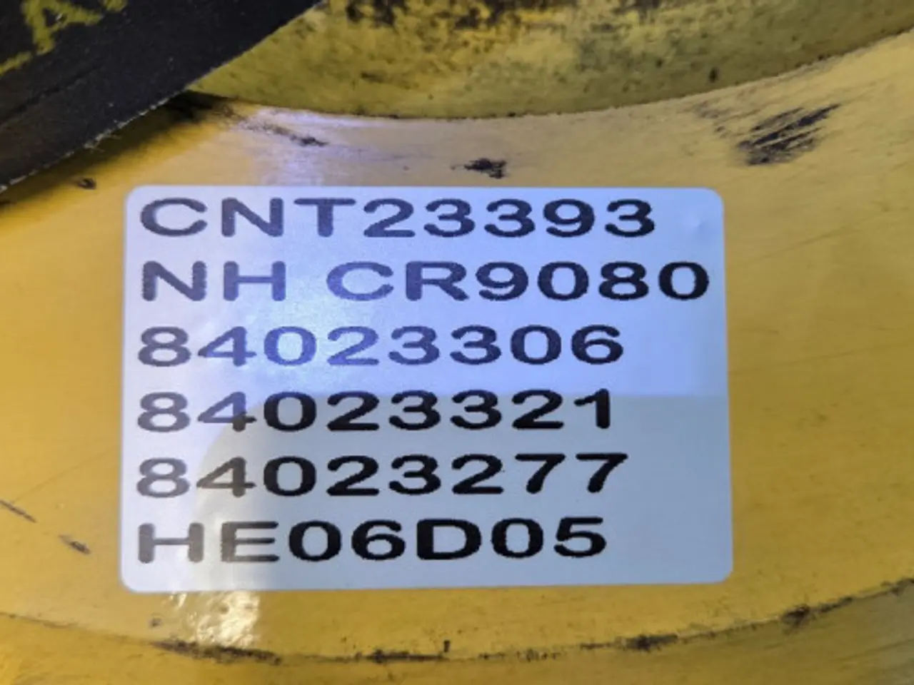 Billede 16 - New Holland CR9080 Variatorskive 84023306