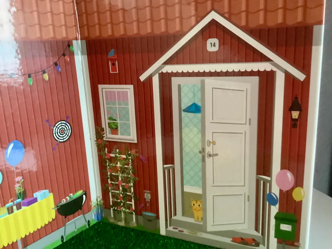 Billede 3 - Barbie “hus” med møbler.