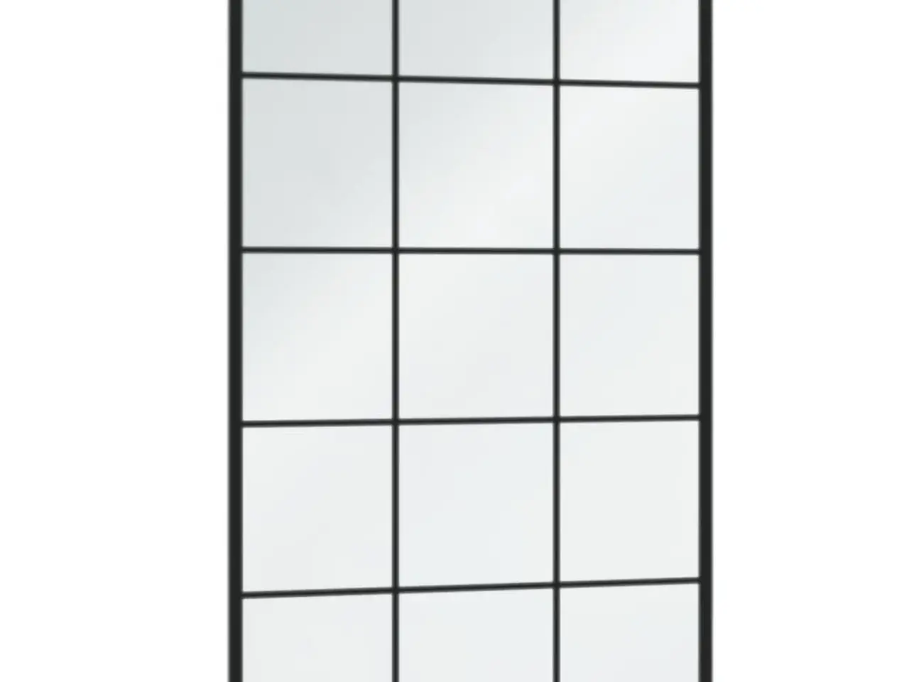 Billede 3 - Vægspejl 100x60 cm metal sort
