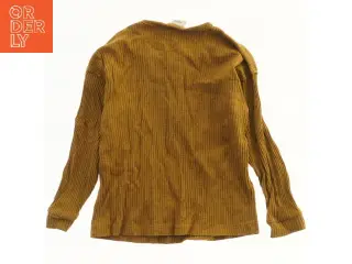 Ribbet langærmet bluse med knapper fra Lil atelier (str. 104)
